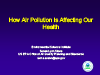 Cover for How Air Pollution Is Affecting Our Health