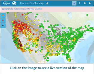 Sample Fire and Smoke Map image