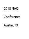 Cover for NAQ 2018 conference