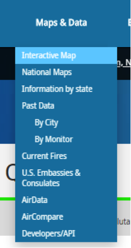 interactive map dropdown